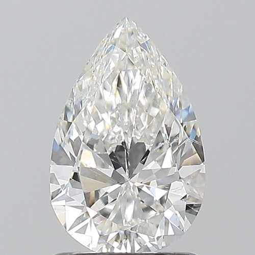 1.2 carat H-SI2 Natūralus Pear Deimantas (1)