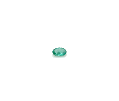 0.4 carat GREEN Oval Smaragdas (1)