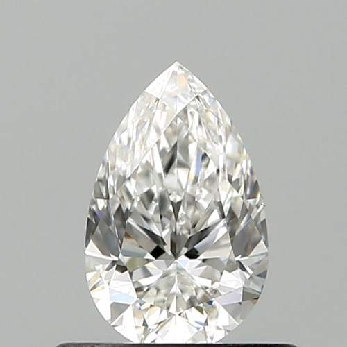 0.51 carat F-VVS2 Natūralus Pear Deimantas (1)