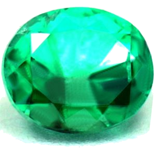 0.39 carat GREEN Oval Smaragdas (1)