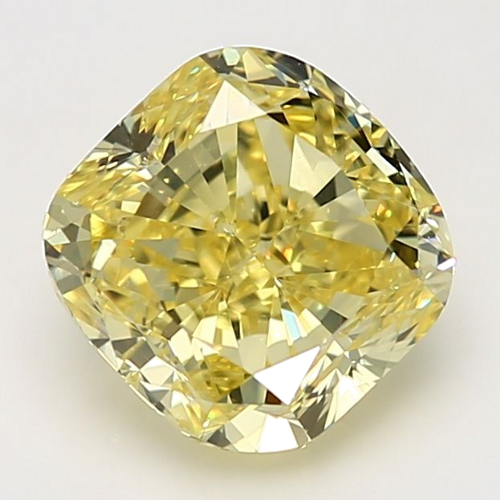 3.34 carat Fancy Intense Yellow-VS2 Natūralus Emerald Deimantas (1)