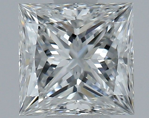 0.55 carat E-IF Natūralus Princess Deimantas (1)