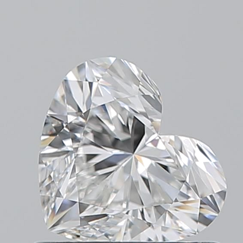 0.73 carat F-VVS1 Natūralus Heart Deimantas (1)