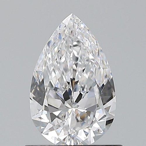 0.7 carat D-IF Natūralus Pear Deimantas (1)