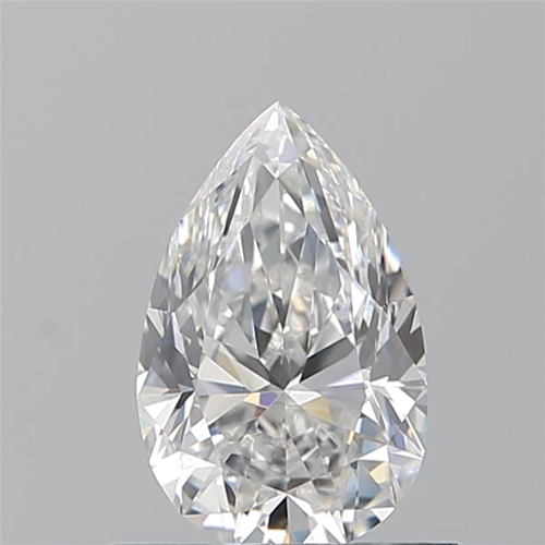 0.7 carat F-VS2 Natūralus Pear Deimantas (1)