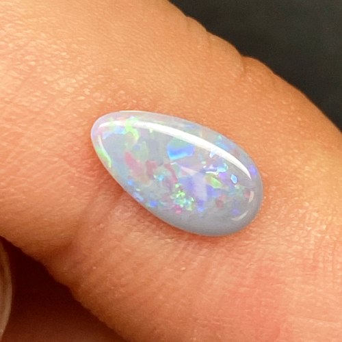 0.51 carat BLACK Pear Opal (1)