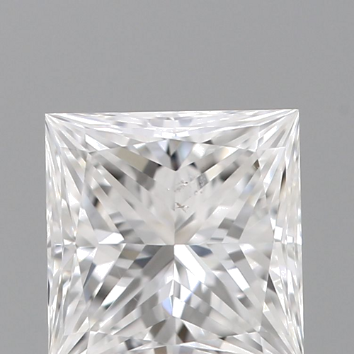 0.61 carat D-SI2 Natūralus Princess Deimantas (1)