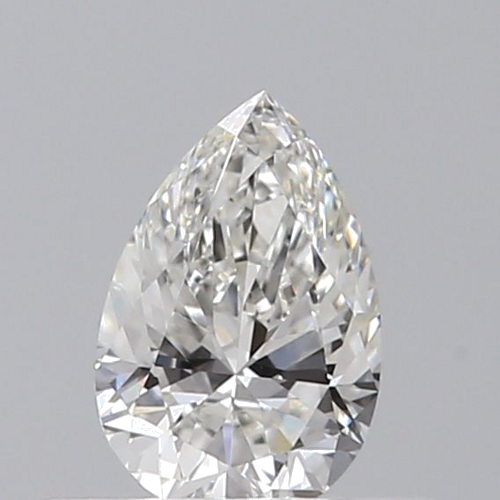 0.31 carat G-VVS2 Natūralus Pear Deimantas (1)