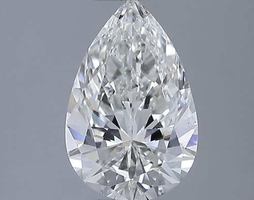1.1 carat H-SI1 Natūralus Pear Deimantas (1)