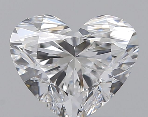 0.73 carat D-VVS2 Natūralus Heart Deimantas (1)