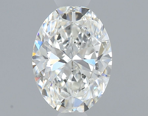 0.6 carat G-VVS2 Natūralus Oval Deimantas (1)