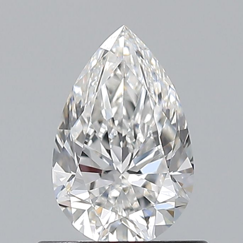 0.7 carat E-VVS2 Natūralus Pear Deimantas (1)