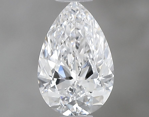 0.5 carat D-VVS2 Natūralus Pear Deimantas (1)