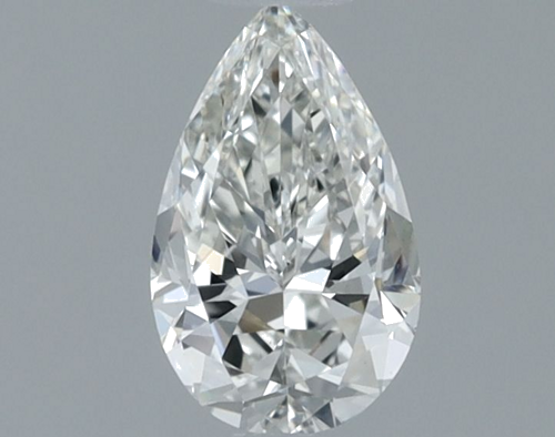 0.5 carat I-VS1 Natūralus Pear Deimantas (1)