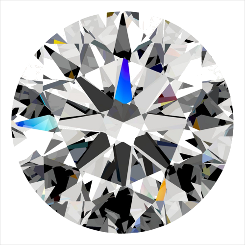 0.31 carat D-VVS1 Excellent cut Natūralus Round Deimantas (1)