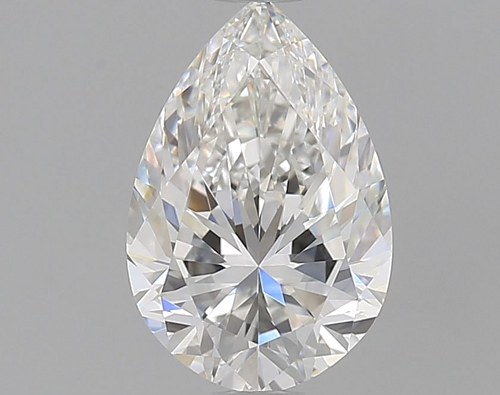 0.9 carat G-VVS2 Natūralus Pear Deimantas (1)