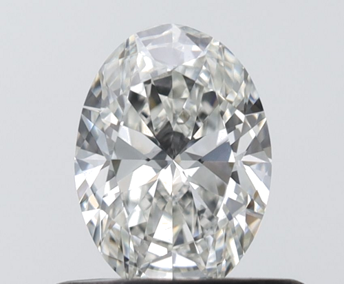 0.5 carat H-VS1 Natūralus Oval Deimantas (1)