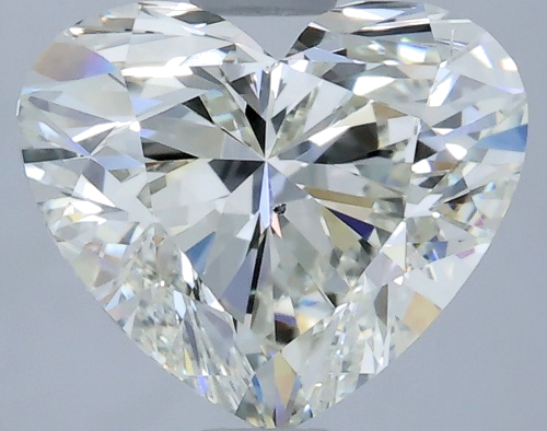 1.5 carat K-SI1 Natūralus Heart Deimantas (1)