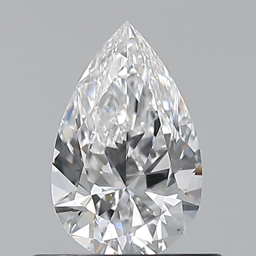 0.55 carat D-VVS2 Natūralus Pear Deimantas (1)