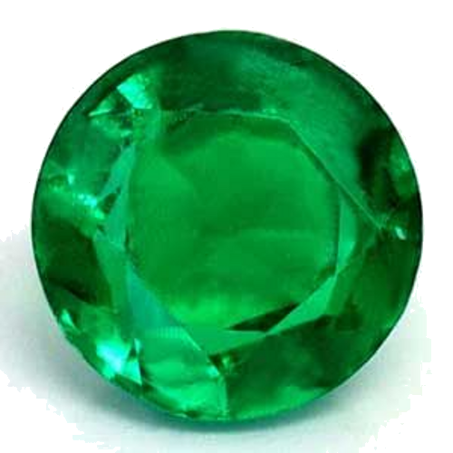 0.34 carat GREEN Round Smaragdas (1)