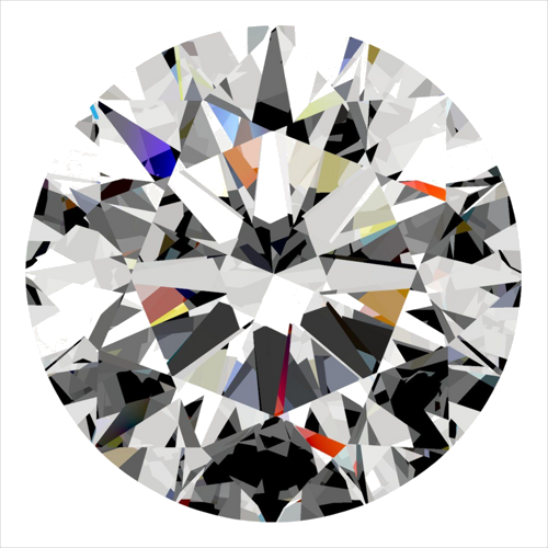 0.31 carat H-SI1 Excellent cut Natūralus Round Deimantas (1)