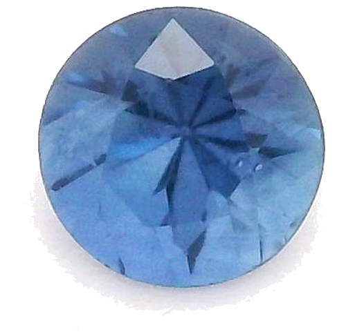 0.38 carat BLUE Round Safyras (1)