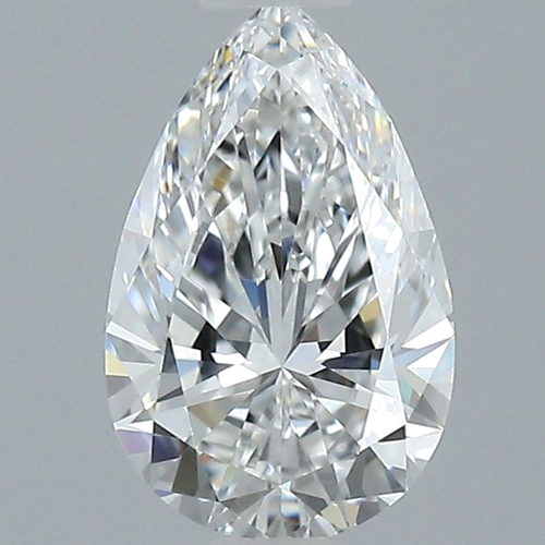 1.01 carat F-VVS1 Natūralus Pear Deimantas (1)