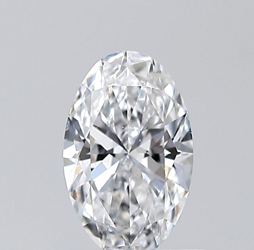 0.59 carat D-SI1 Natūralus Oval Deimantas (1)