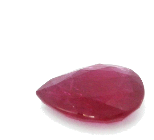 7.37 carat RED Pear Rubinas (1)