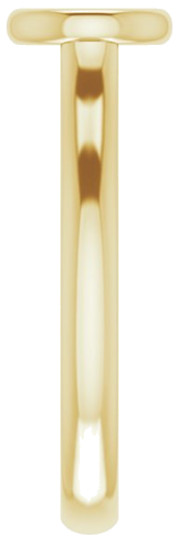 Sužadėtuvių Žiedas „Bezel-Set Solitaire“ 14k yellow gold Round 5.5mm (4)