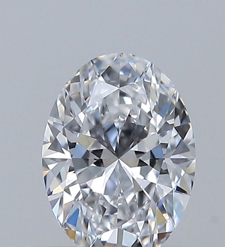 0.41 carat D-VVS2 Natūralus Oval Deimantas (1)