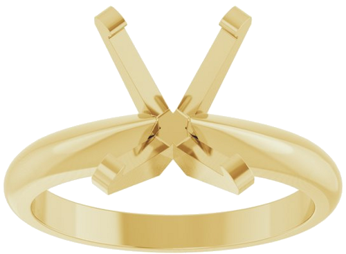 Sužadėtuvių Žiedas „Solitaire“ 14k yellow gold Oval 10mm x 8mm (3)