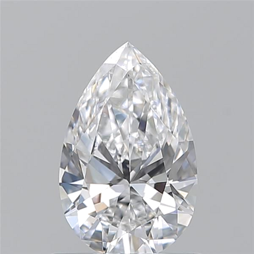 0.72 carat D-VVS2 Natūralus Pear Deimantas (1)