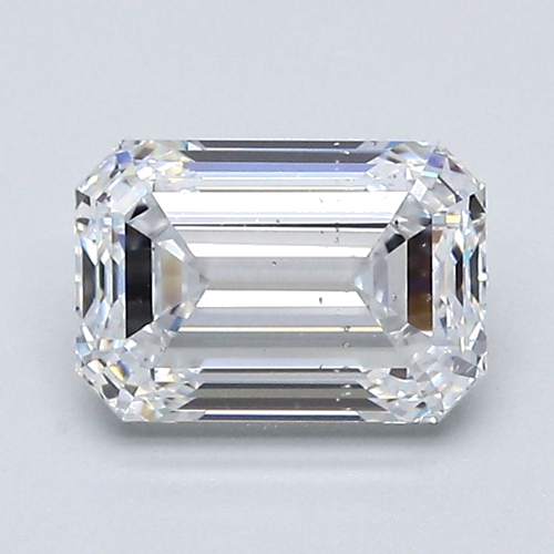 1.5 carat D-SI1 Natūralus Emerald Deimantas (1)