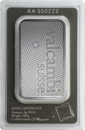 100 g Sidabro luitas Valcambi (3)