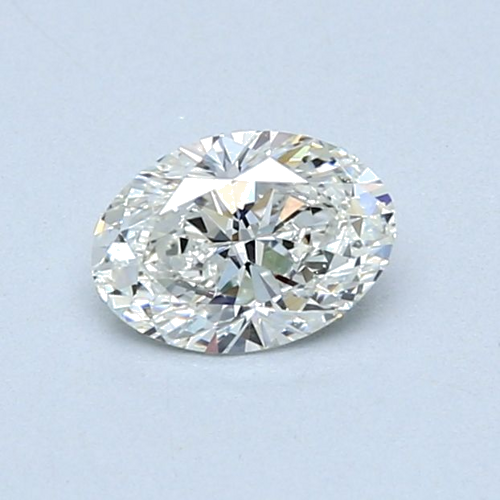 0.55 carat H-VS2 Natūralus Oval Deimantas (1)