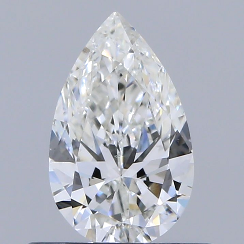 0.49 carat H-SI1 Natūralus Pear Deimantas (1)