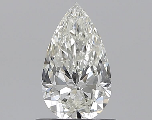 0.59 carat J-SI1 Natūralus Pear Deimantas (1)