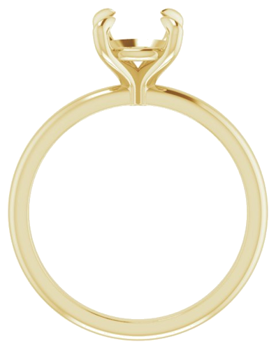 Sužadėtuvių Žiedas „Solitaire“ 750 Geltonojo Aukso Round 7.4mm (2)