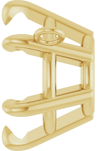 Pakabukas „Solitaire“ 14k yellow gold Round 9.3mm (3)