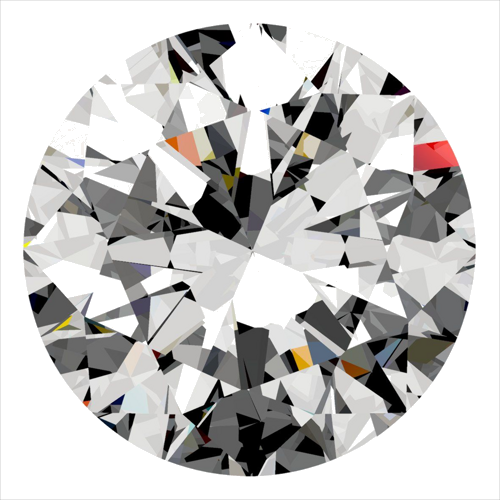 0.3 carat D-SI1 Very Good cut Natūralus Round Deimantas (1)
