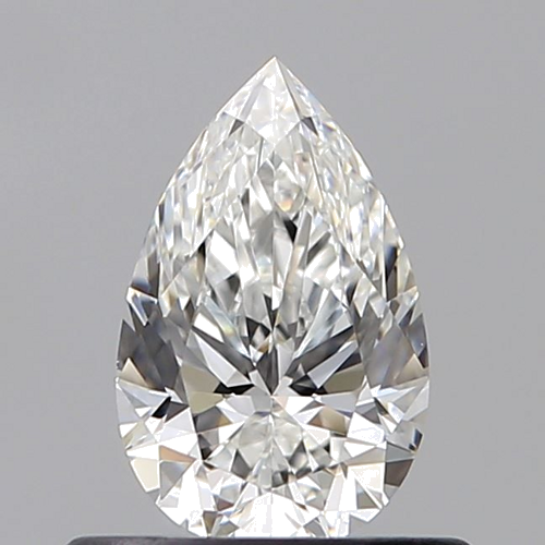 0.54 carat F-VVS2 Natūralus Pear Deimantas (1)