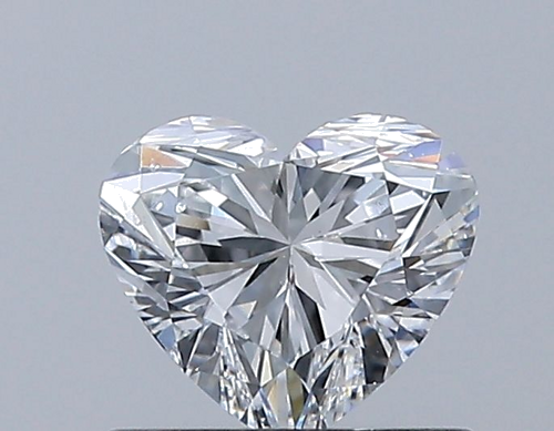 0.6 carat E-SI1 Natūralus Heart Deimantas (1)