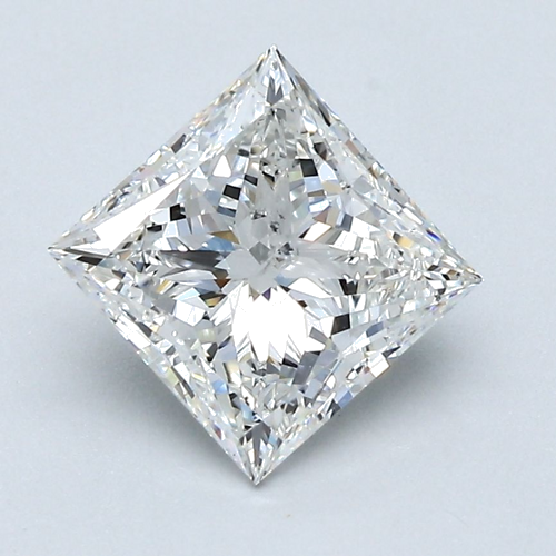 1.8 carat G-SI2 Natūralus Princess Deimantas (1)