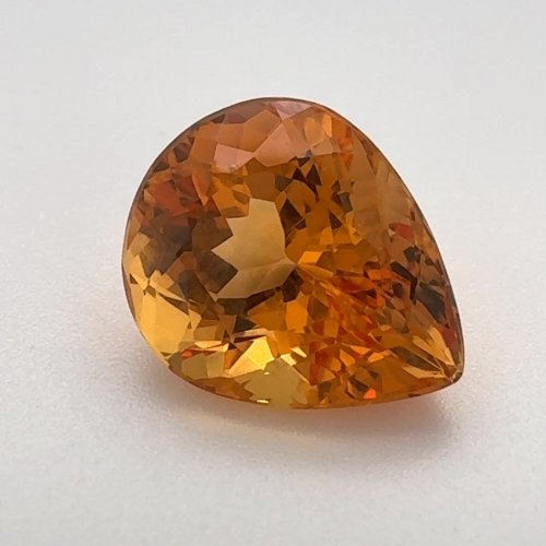 4.375 carat ORANGE Pear Topaz (1)