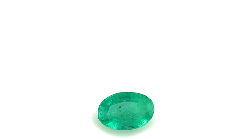 0.53 carat GREEN Oval Smaragdas (1)