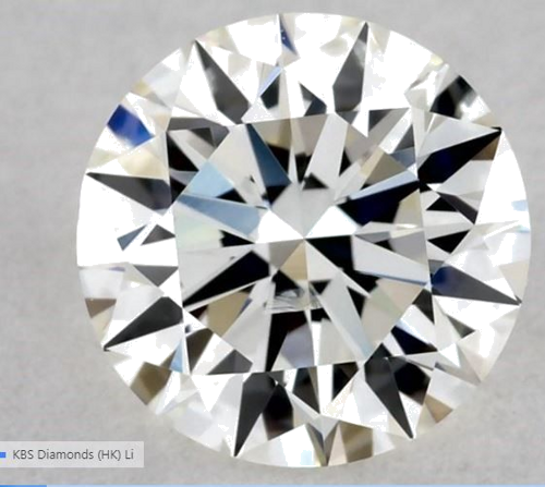 0.72 carat J-SI2 Excellent cut Natūralus Round Deimantas (1)
