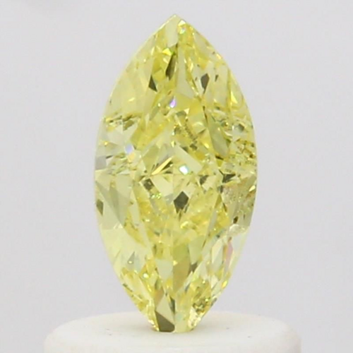 0.57 carat Fancy  Yellow-SI1 Natūralus Marquise Deimantas (1)