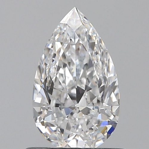 0.6 carat D-VS1 Natūralus Pear Deimantas (1)
