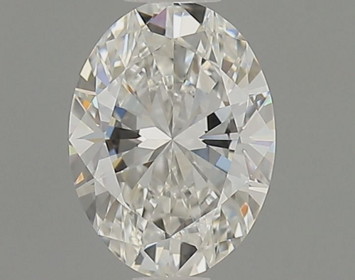 0.4 carat F-VVS2 Natūralus Oval Deimantas (1)